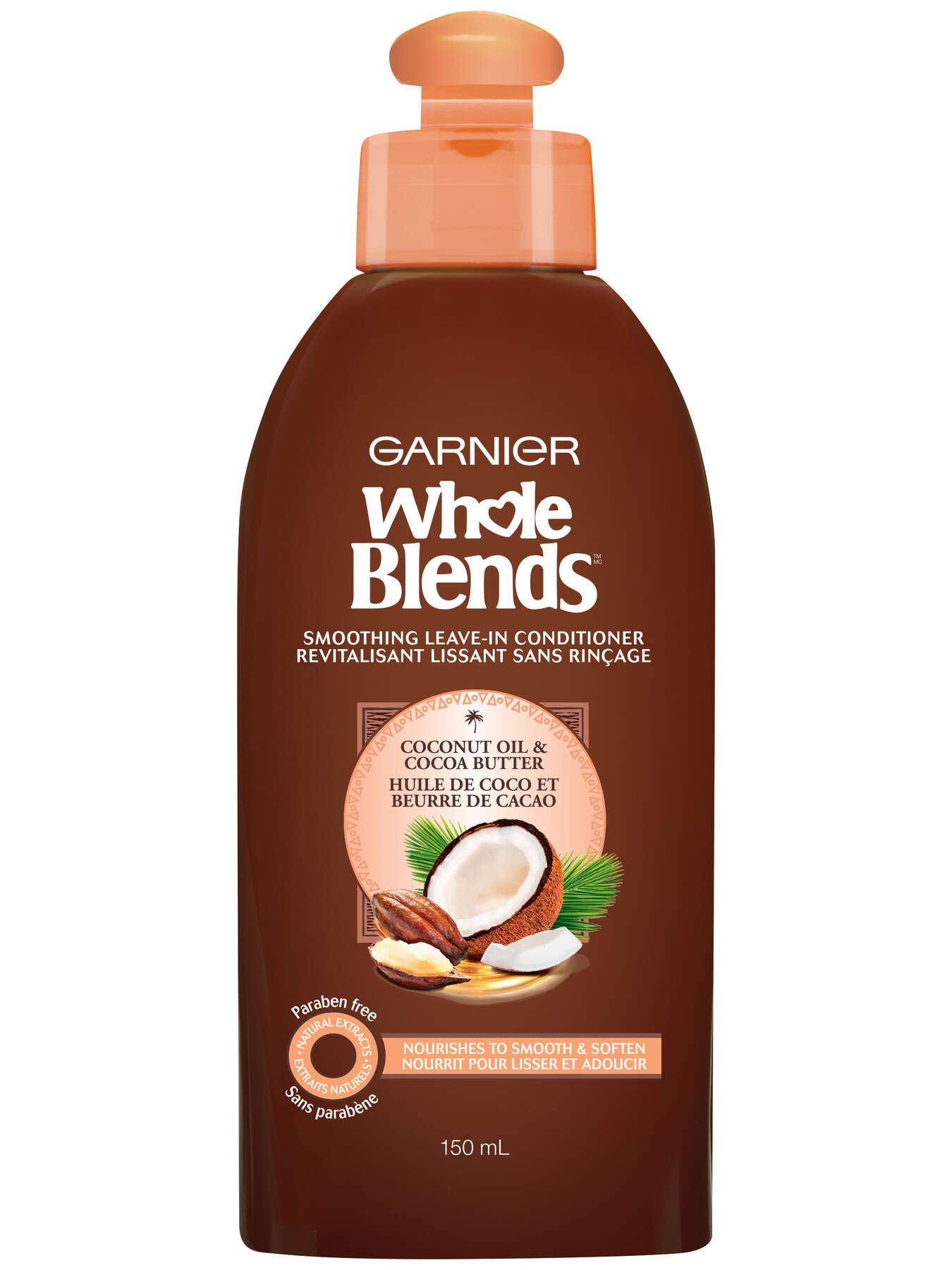 garnierhairconditionerwholeblendscoconutoilcocoabutterleaveintreatment150ml0603084574599t1